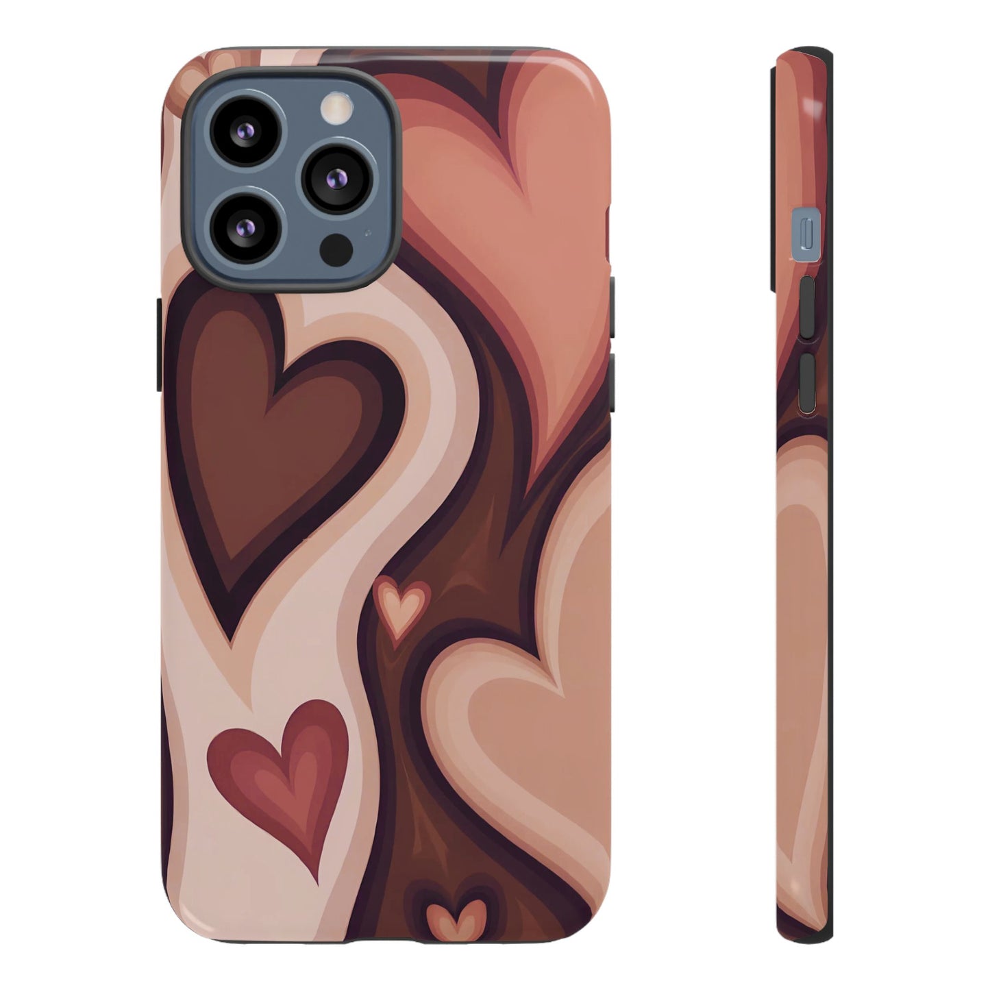 Groove Is in the Heart | Retro Hearts iPhone Case