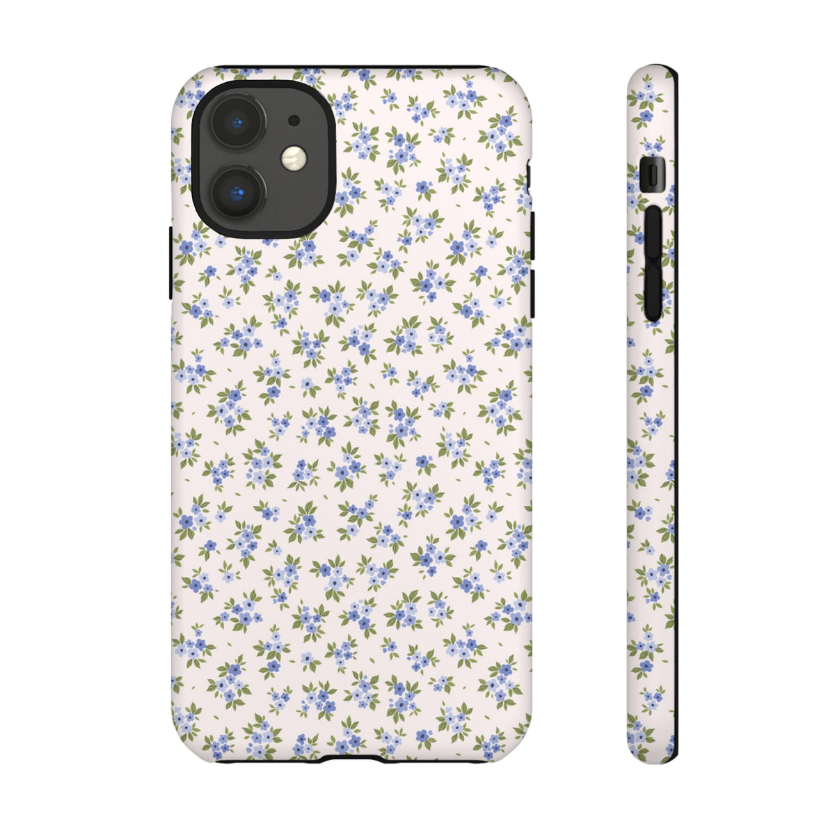 Love Notes | Blue Ditsy Floral iPhone Case
