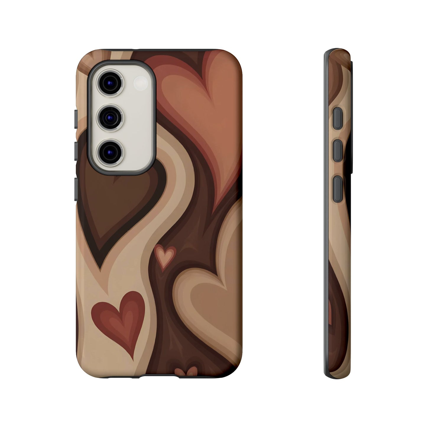 El ritmo está en el corazón | Funda Galaxy Retro Hearts