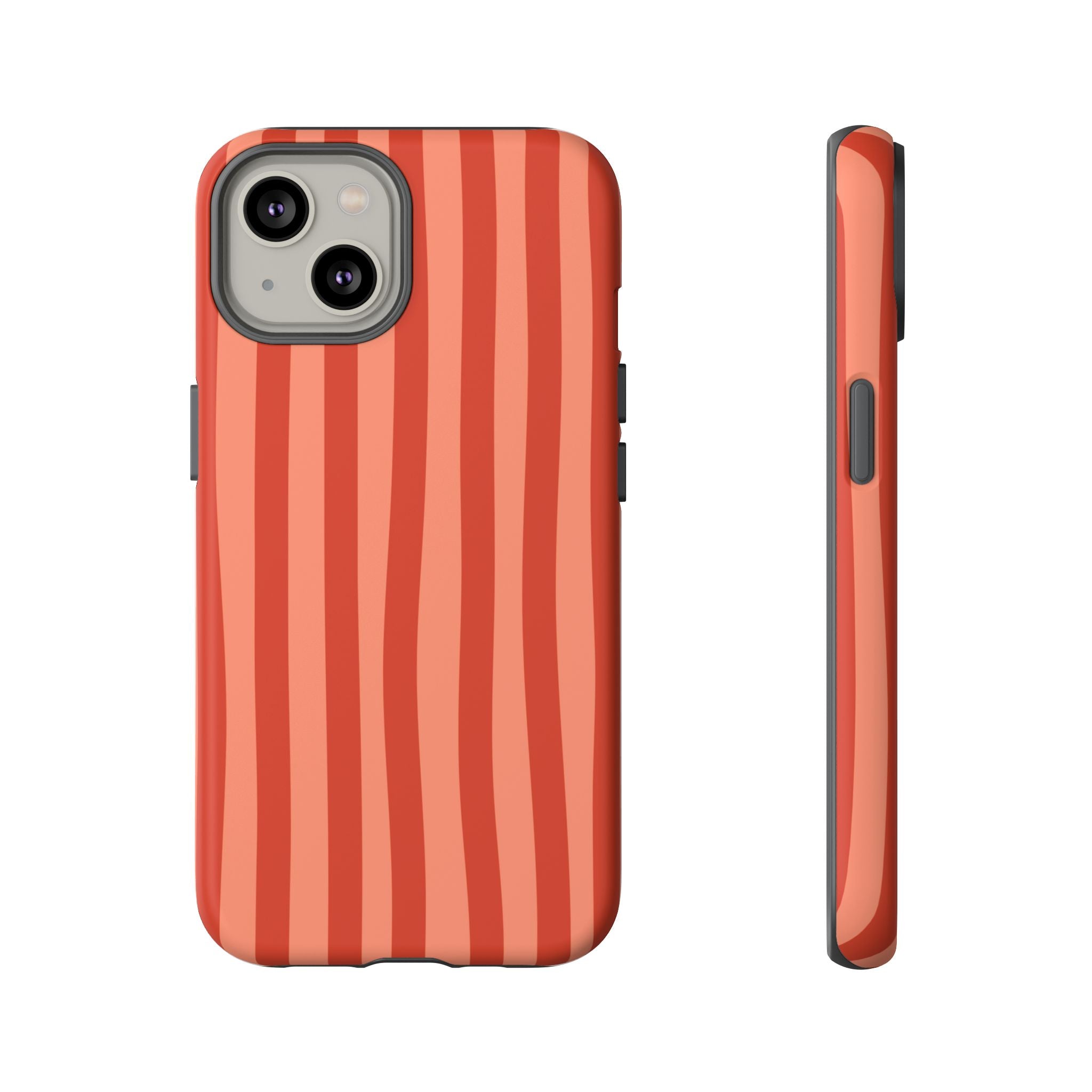 Orange Crush | Wavy Stripe iPhone Case