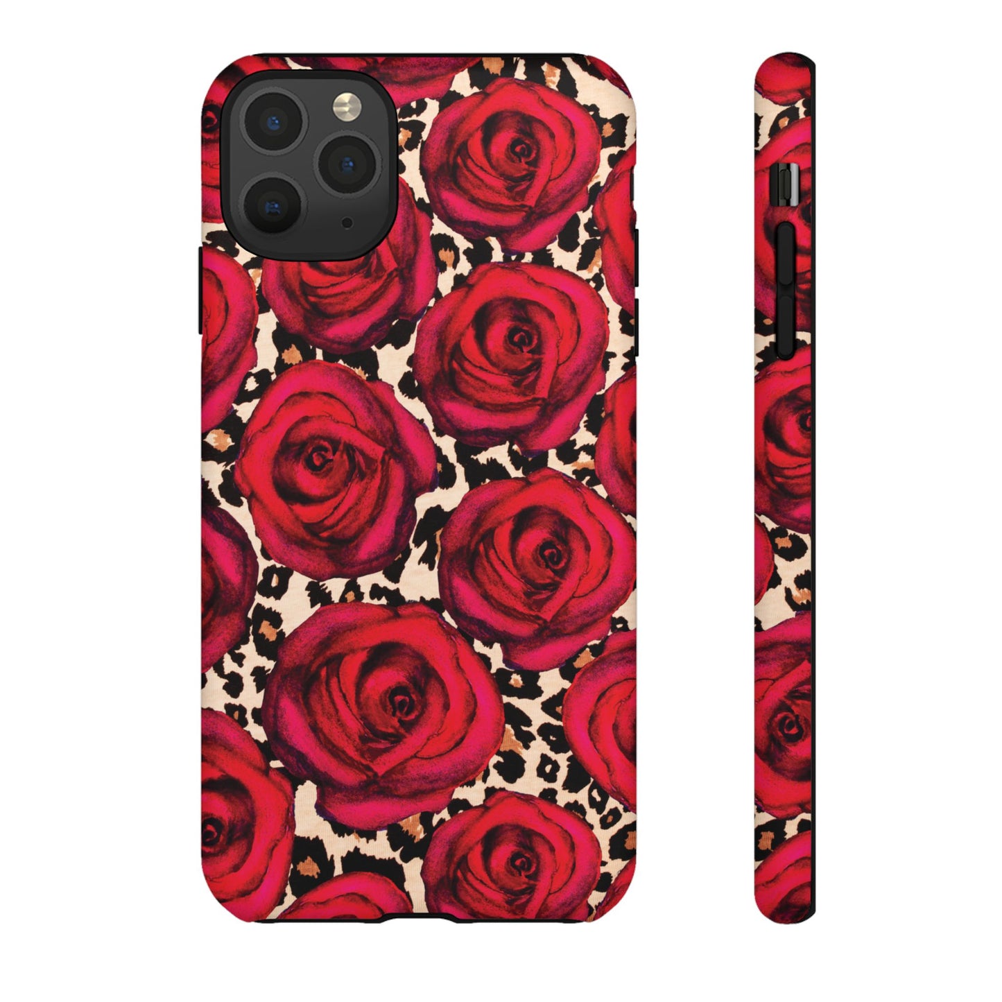 Rose Leopard | Red Floral Case