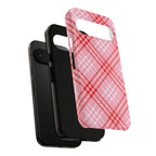 Chanelle Pink Plaid Pixel Case