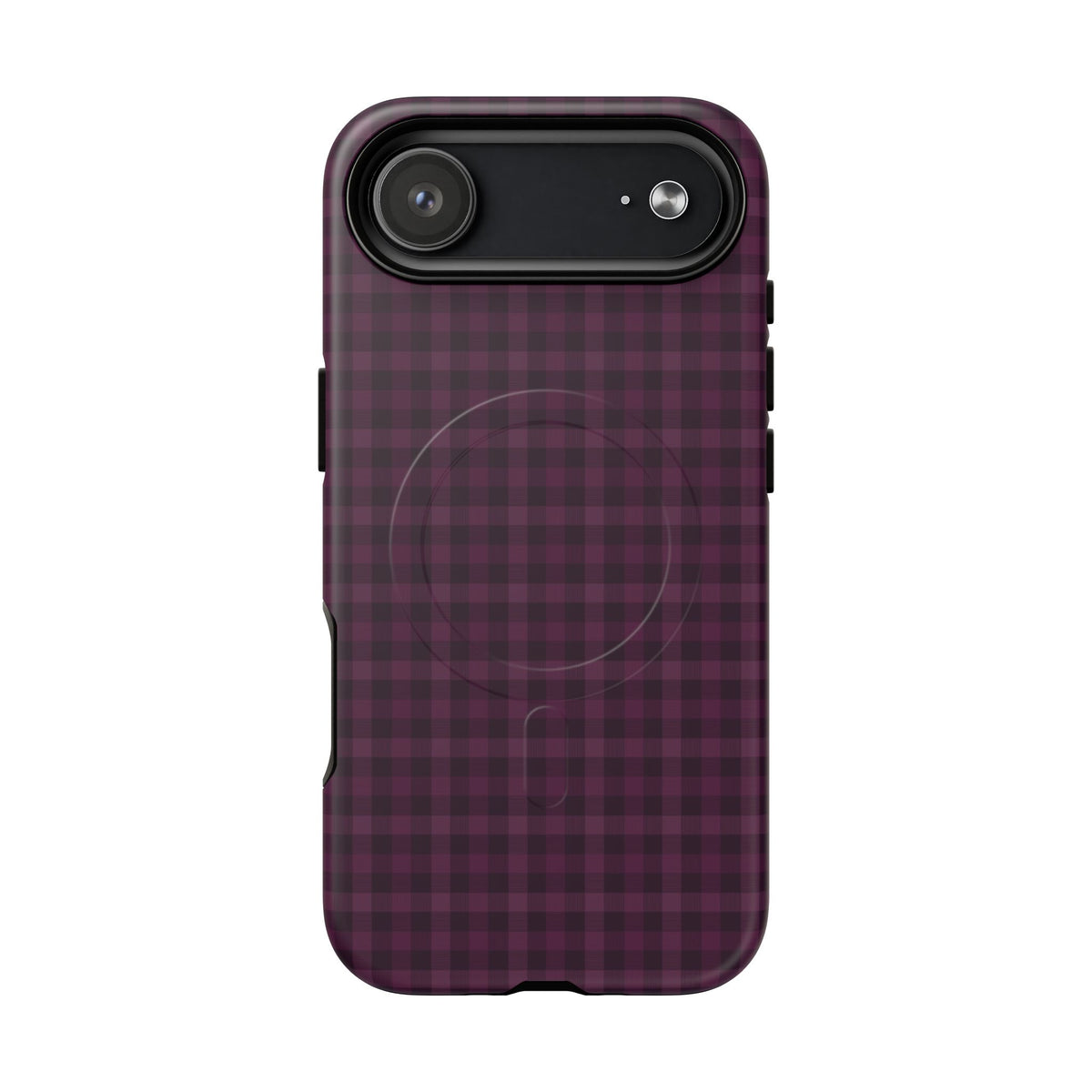 Plum Crush | Purple Plaid MagSafe Case