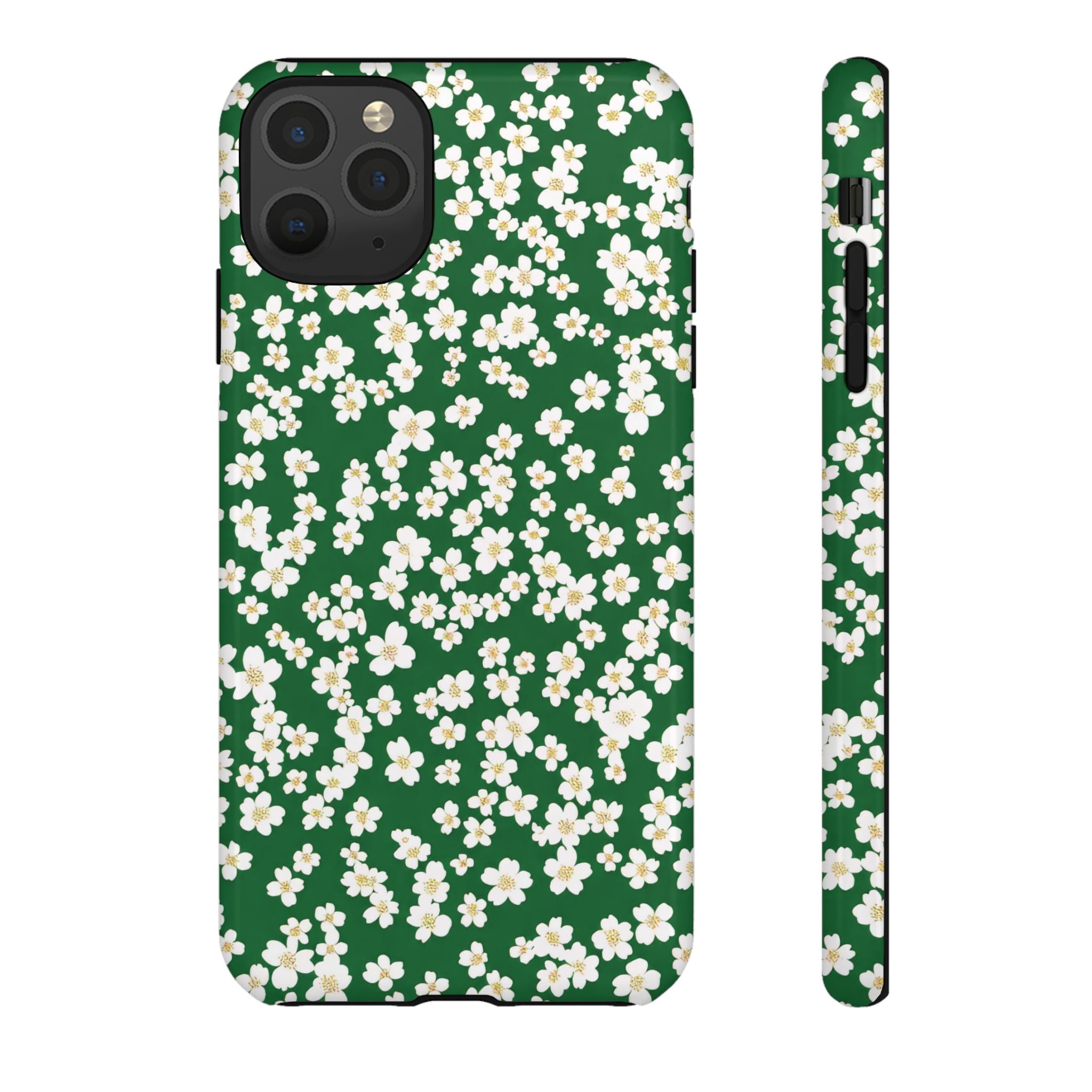 Emerald Bloom iPhone Case