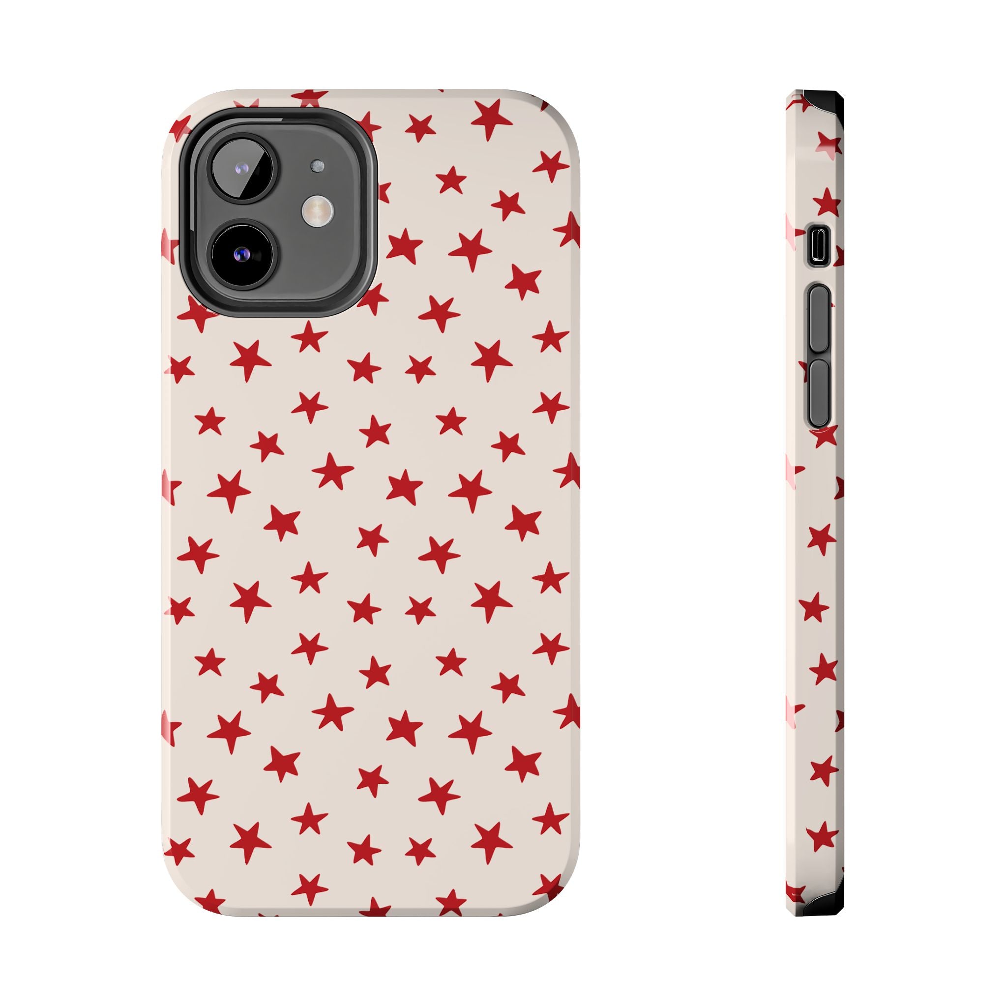 Starstruck Red Stars iPhone Case
