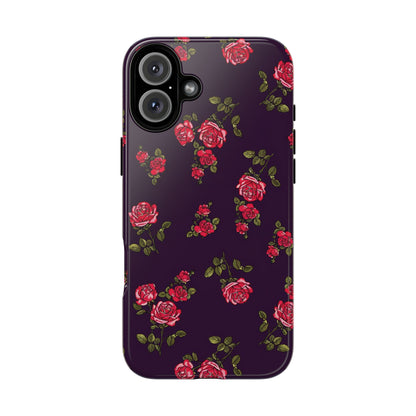 Enchanteur | Coque iPhone à motif floral indigo