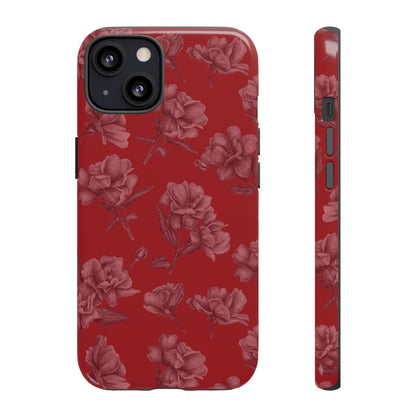 Roses Are Red | Red Floral Case