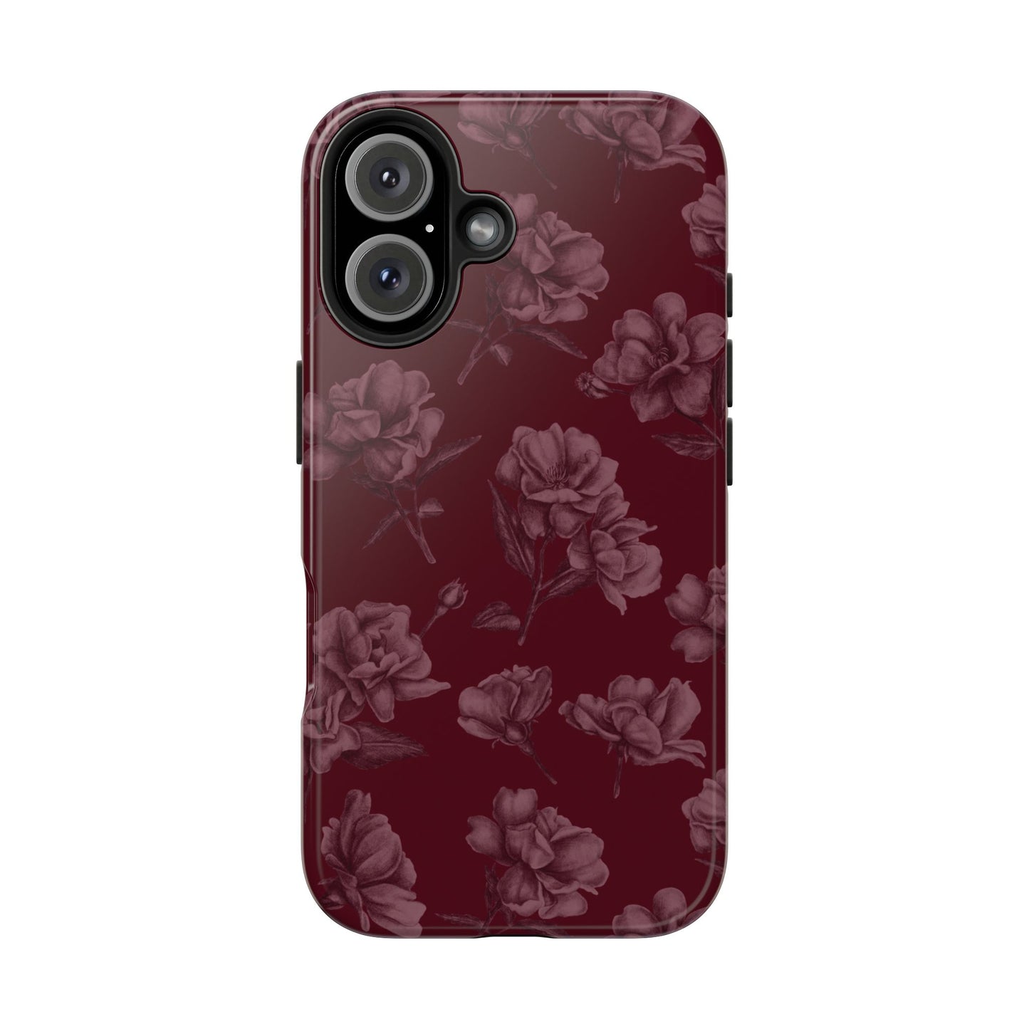 Femme Fatale | Coque iPhone à motif floral foncé