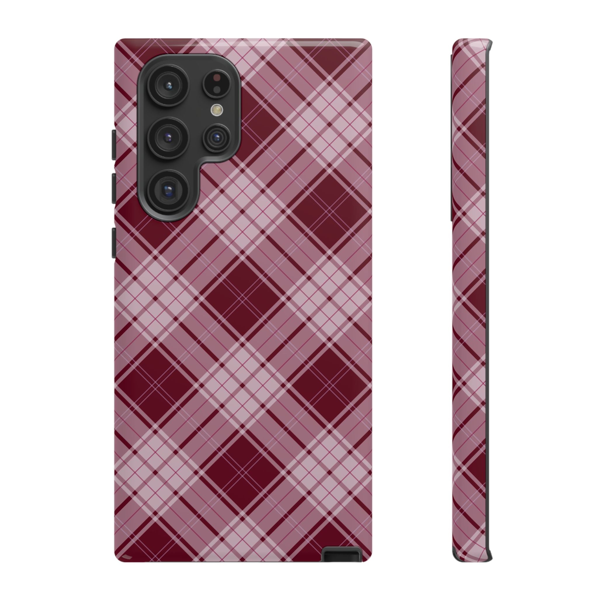 Berry Cute | Plaid Galaxy Case