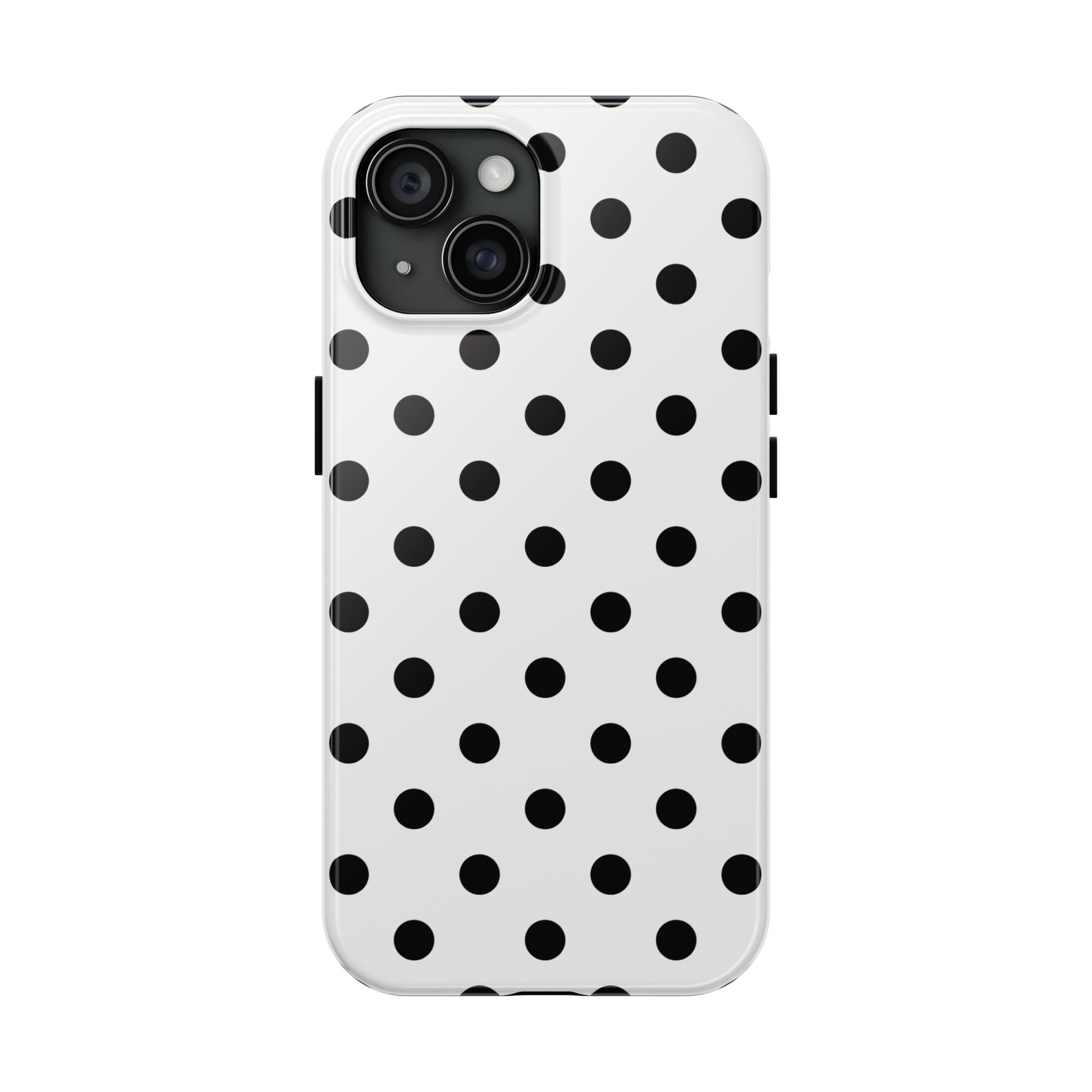 Polka Dots White iPhone Case
