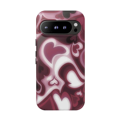 Dreamy Hearts | Retro Pixel Case