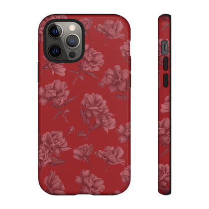 Roses Are Red | Red Floral Case