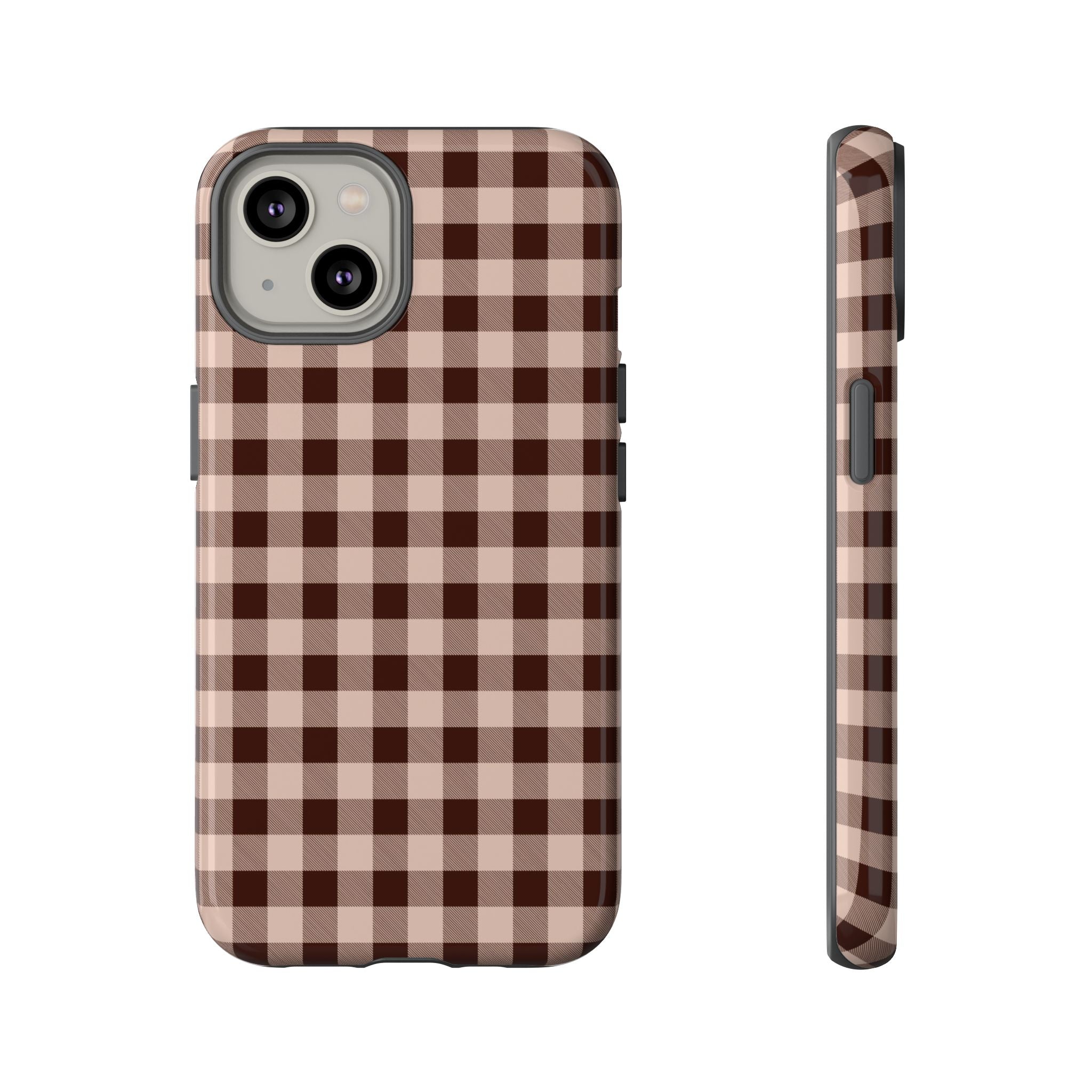 Latte Check Phone Case