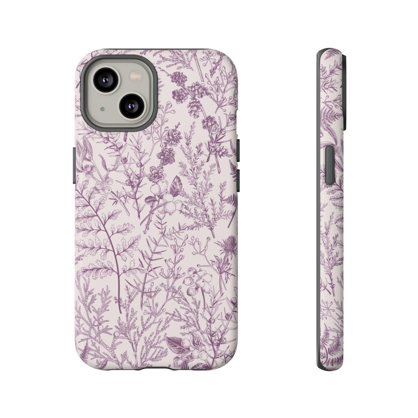 Plum Botanical Garden | Purple Floral Case