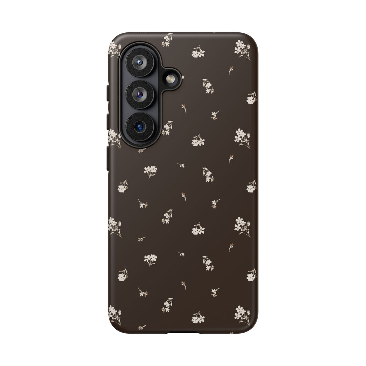 Sweet Nothings | Chocolate Brown Floral Galaxy Case