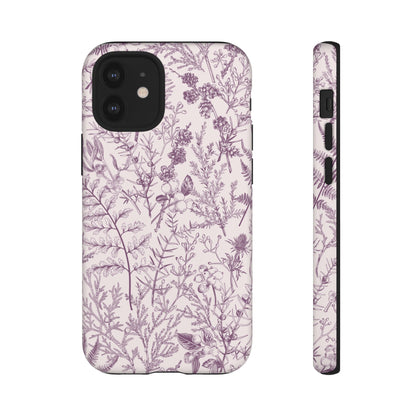 Plum Botanical Garden | Purple Floral Case