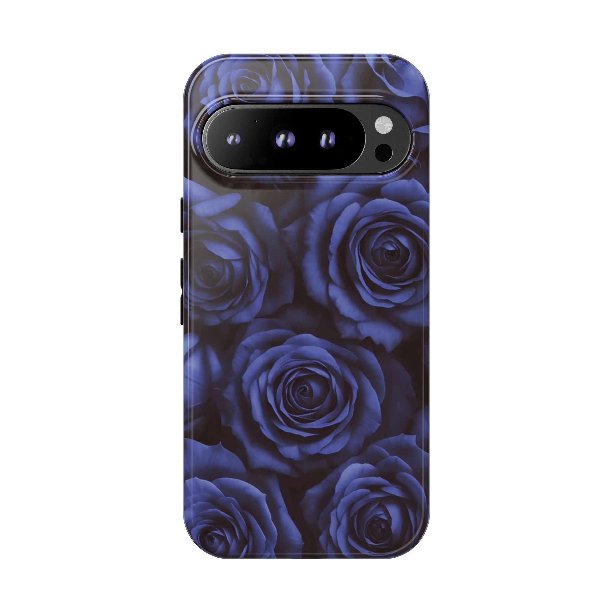 Blue Mood Rose Pixel Case