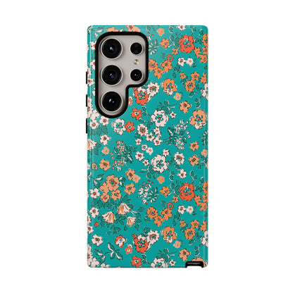 Teal Garden | Floral Galaxy Case