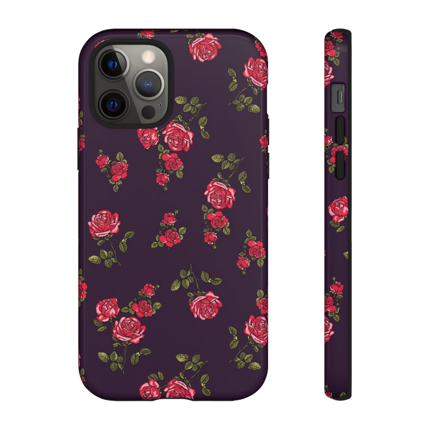 Enchanteur | Coque iPhone à motif floral indigo