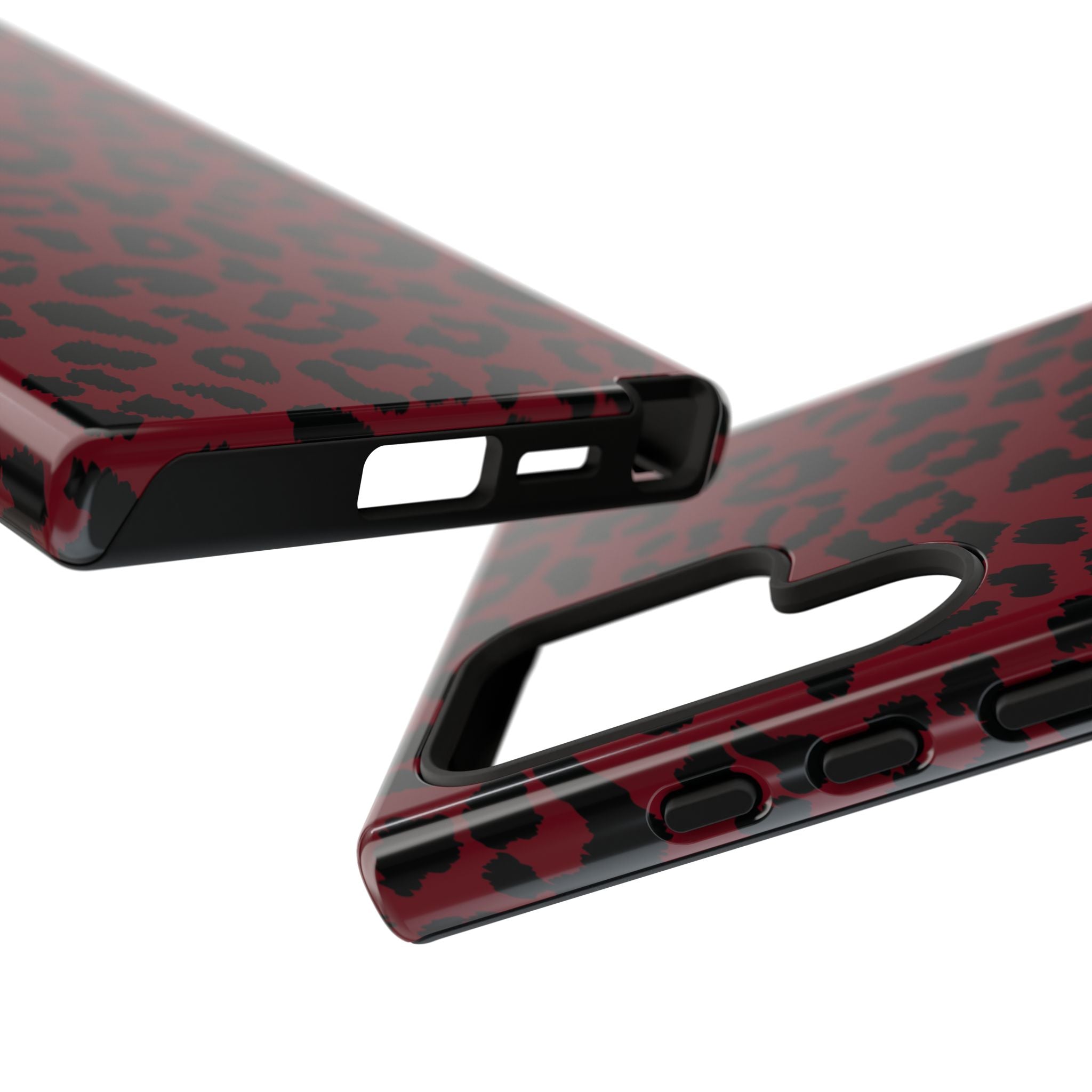 Gone Wild Red Leopard Print Galaxy Case