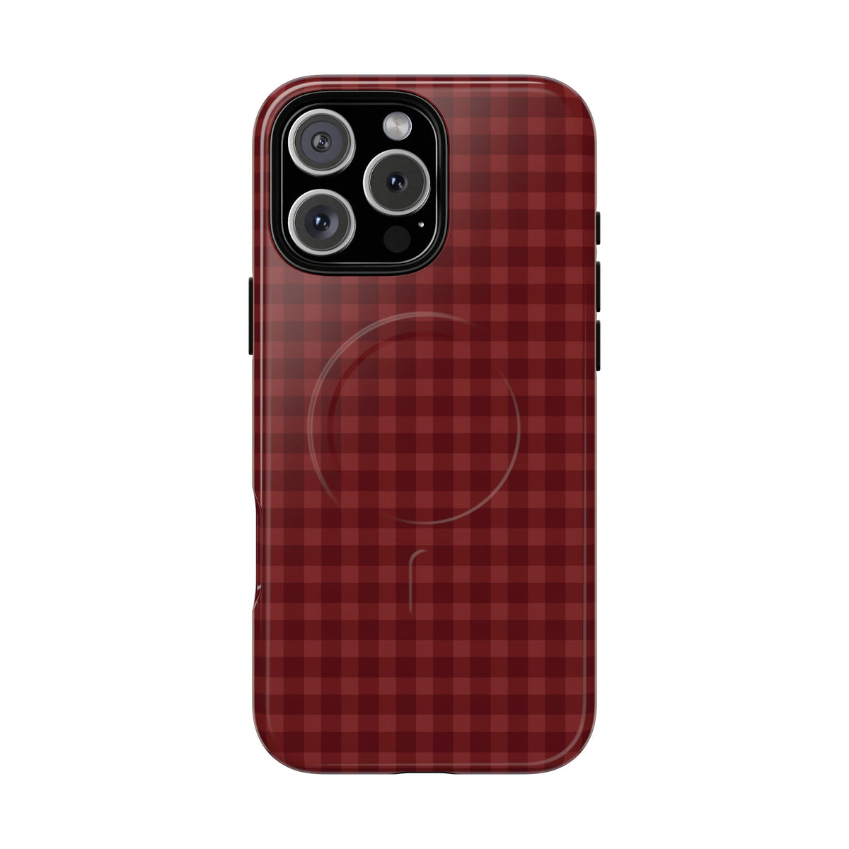 Bad Romance | Red Gingham MagSafe Case