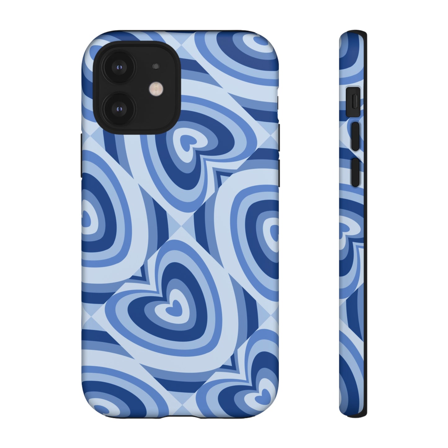 Hearts Squared | Blue Heart Pattern Case