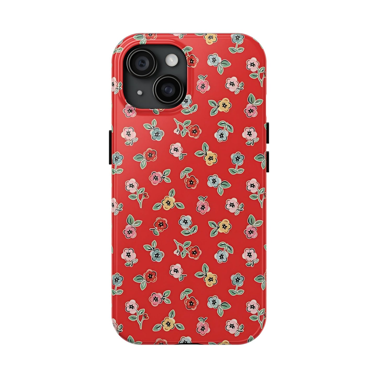 Tiny Blooms | Red Floral iPhone Case