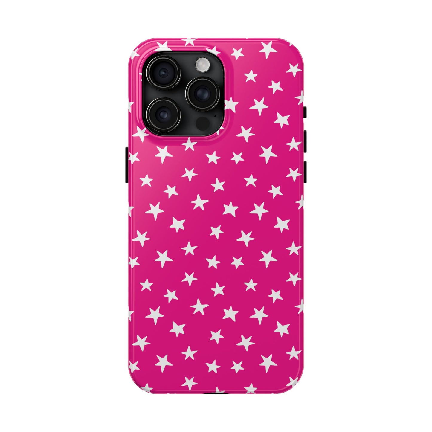 Starstruck | Hot Pink Starry iPhone Case