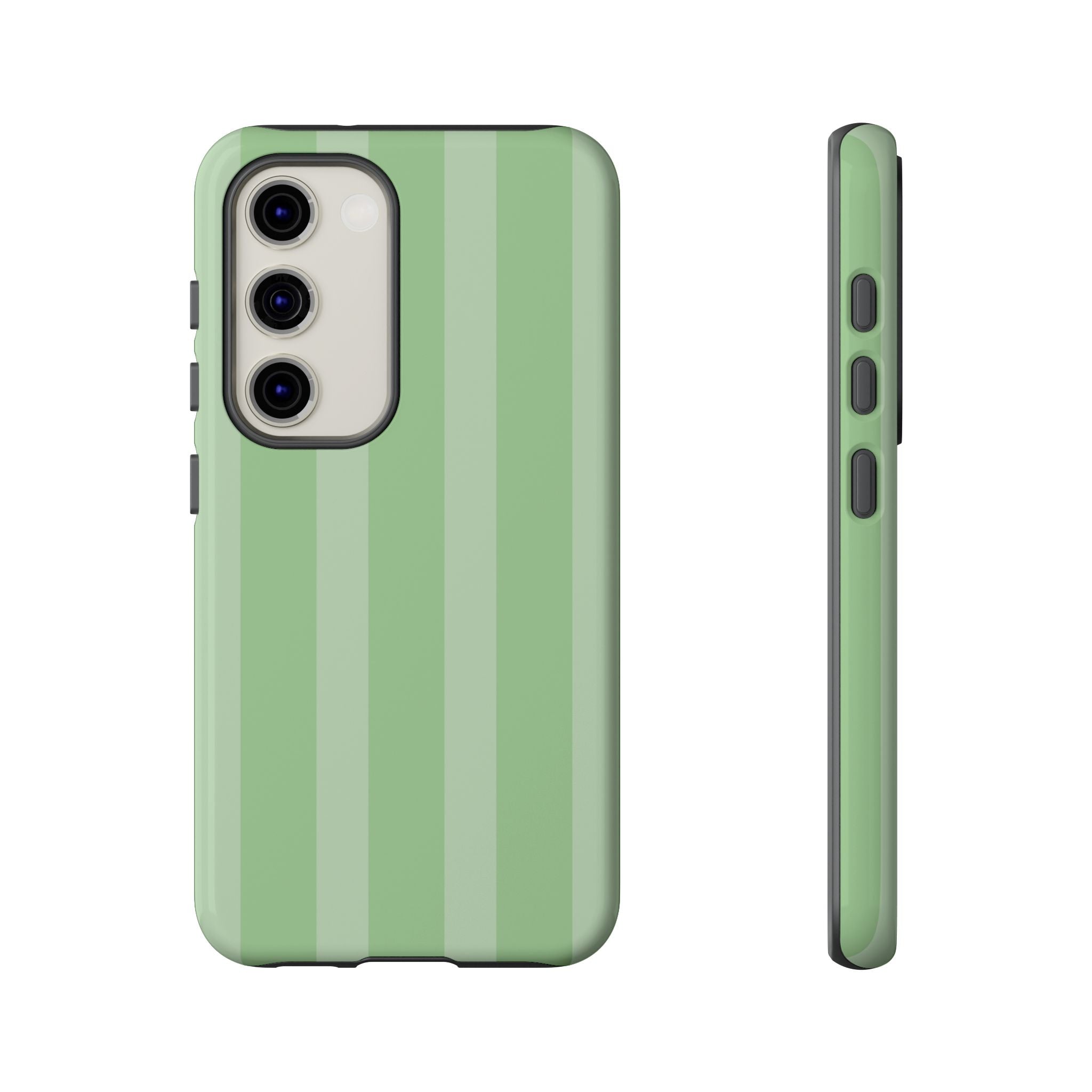 Pistachio Striped Galaxy Case