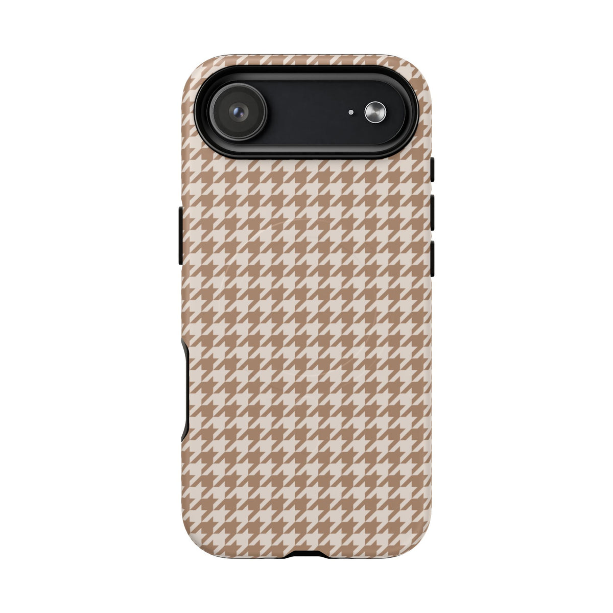 Chic Happens | Camel Houndstooth MagSafe Case