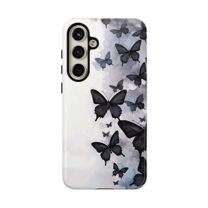 Estuche Galaxy con diseño de mariposas sin límites