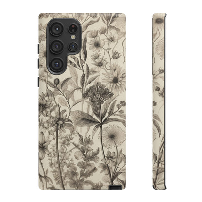 Vintage Wildflowers | Neutral Floral Case