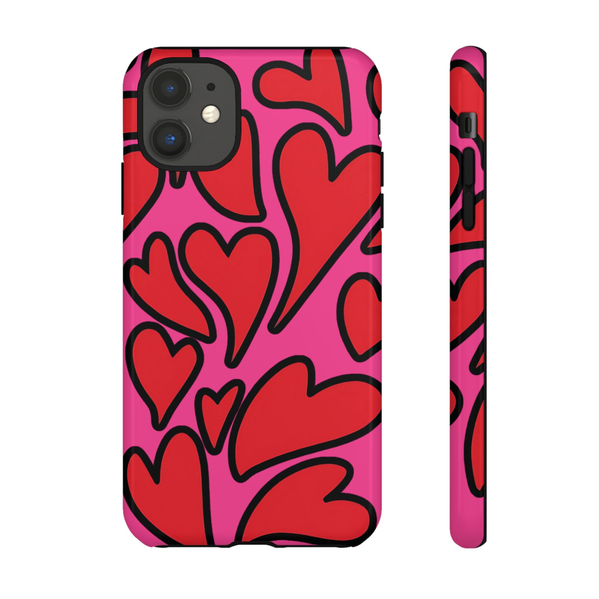 Summer Love | Coque iPhone à cœurs rétro