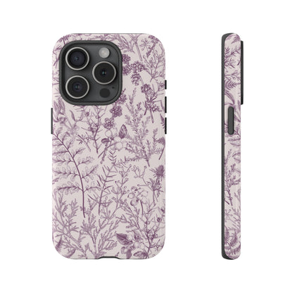 Plum Botanical Garden | Purple Floral Case