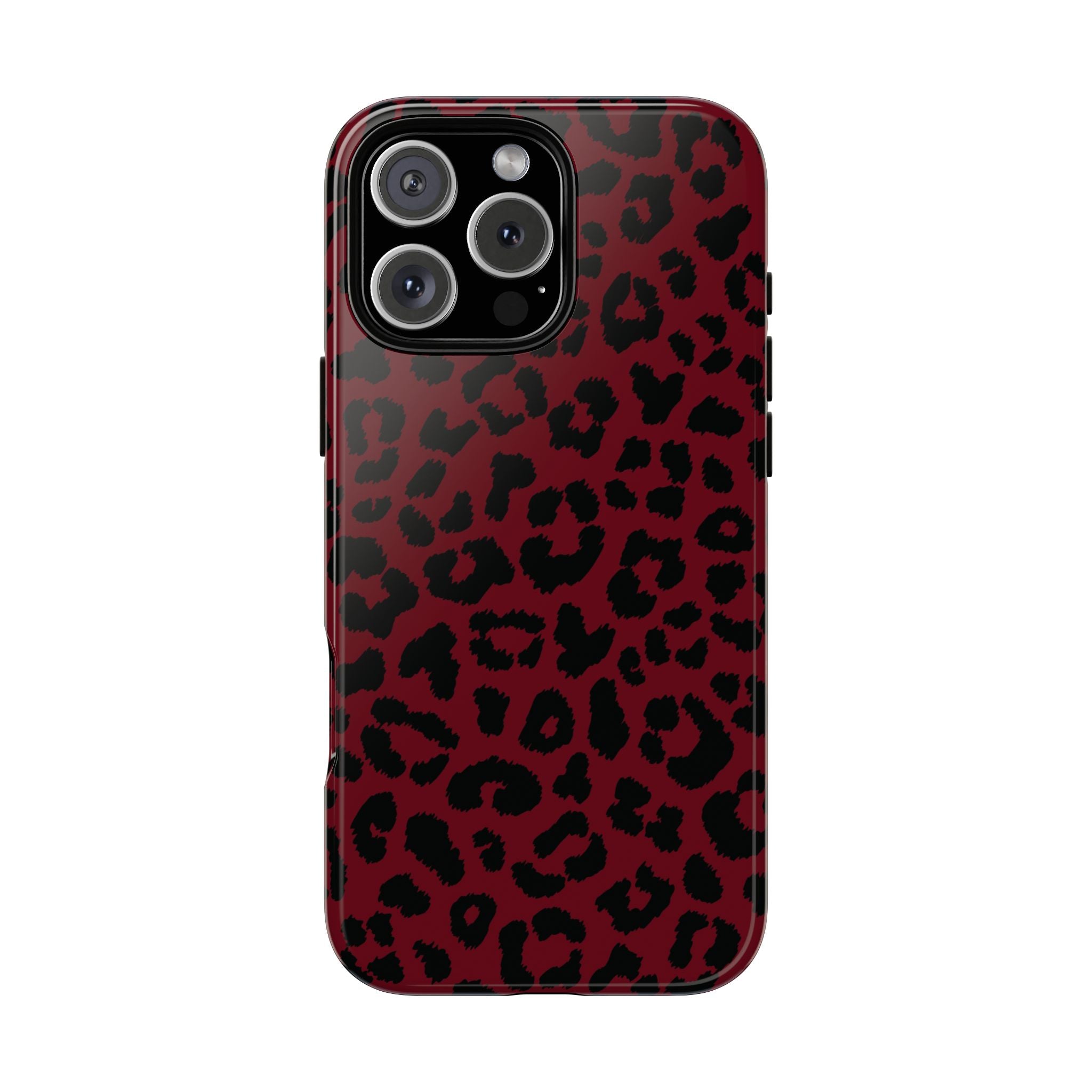 Gone Wild | Funda para iPhone con estampado de leopardo rojo