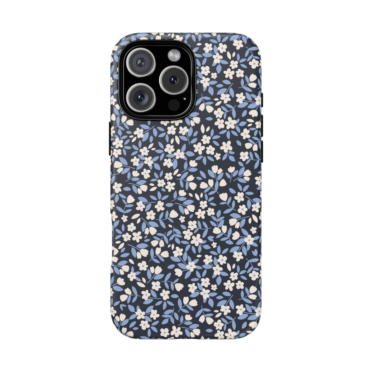 Ditsy Darling | Navy Blue Floral iPhone Case