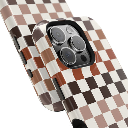 Neutral Check | Checkerboard iPhone Case