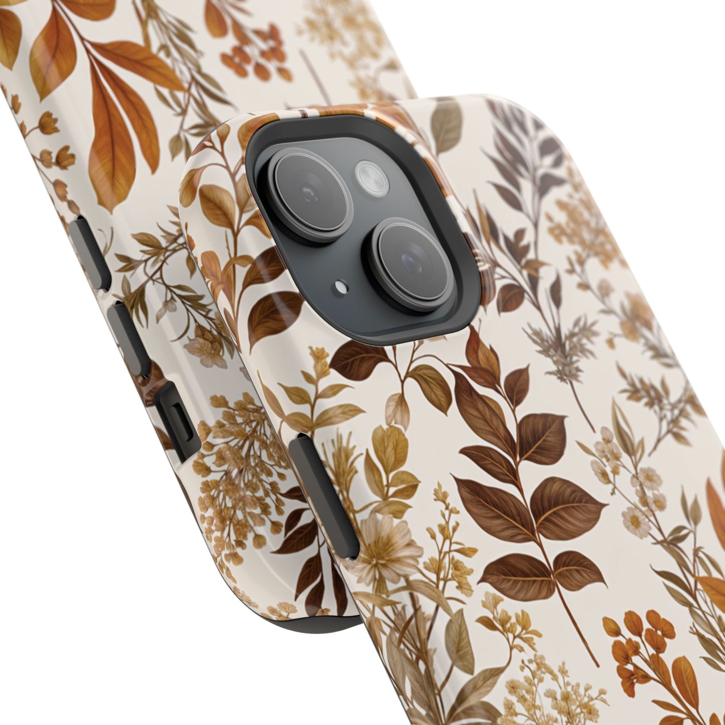 Autumn Botanical | Brown Floral MagSafe Case