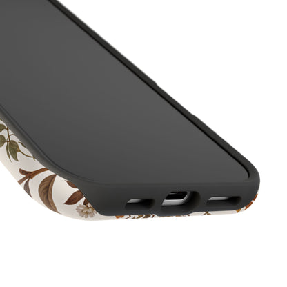 Autumn Botanical | Brown Floral MagSafe Case