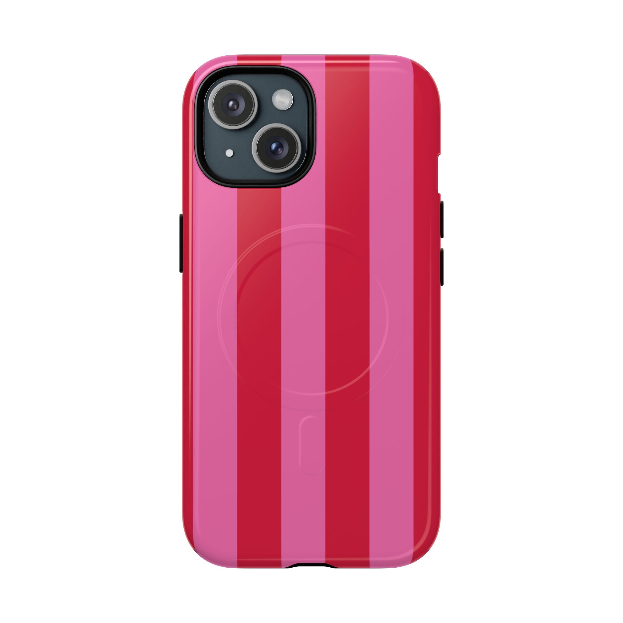 Estuche MagSafe con rayas rosas Very Cherry