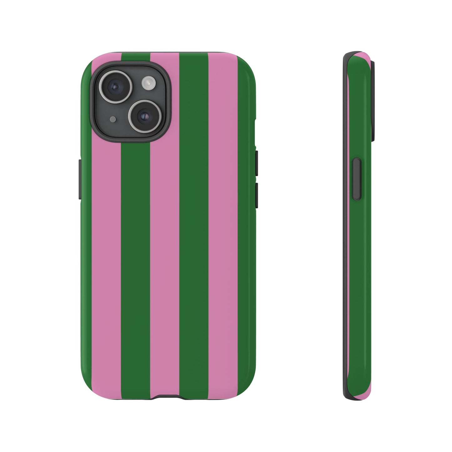 Retro Stripe | Pink & Green Y2K Case