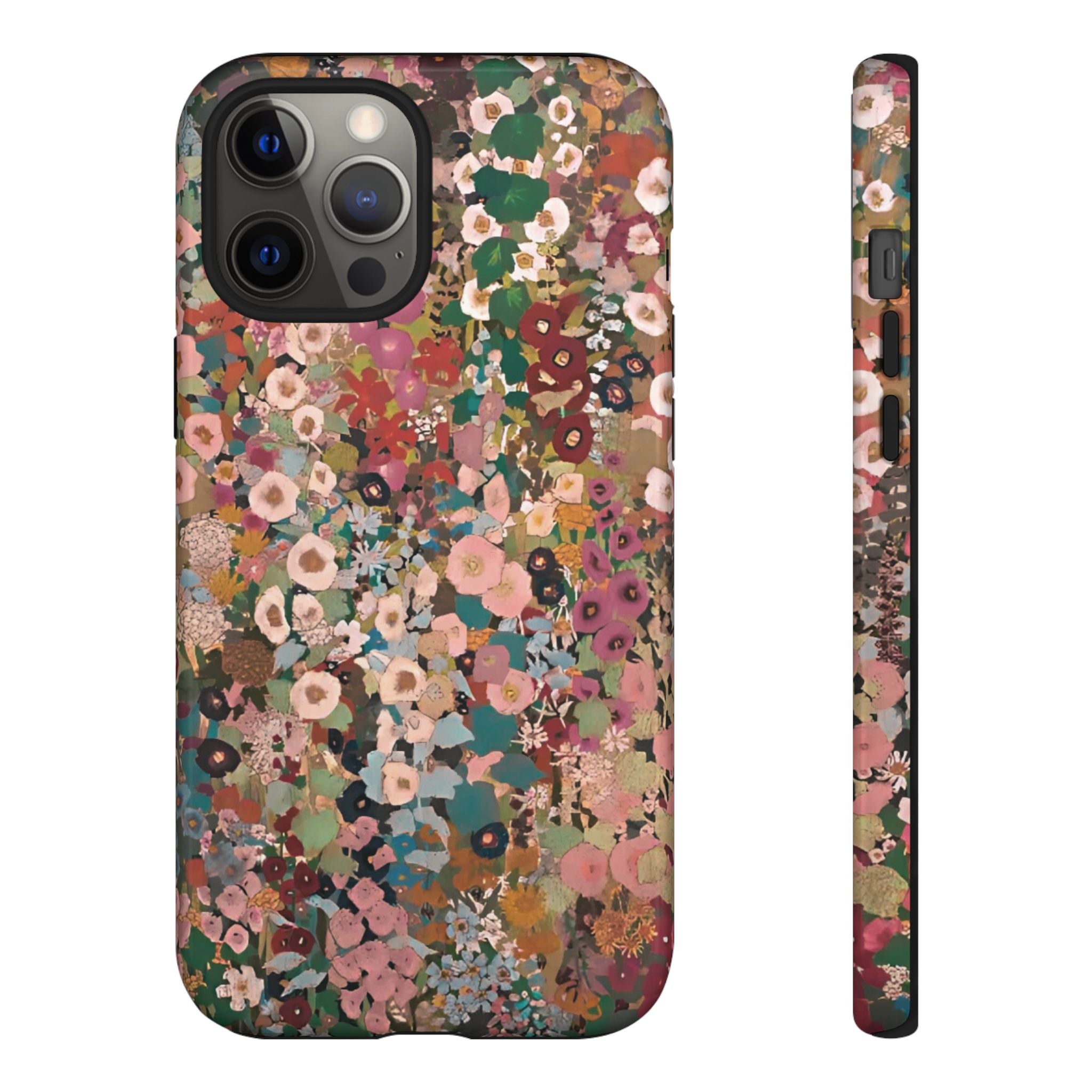 Funda para iPhone con diseño de flores de alhelí