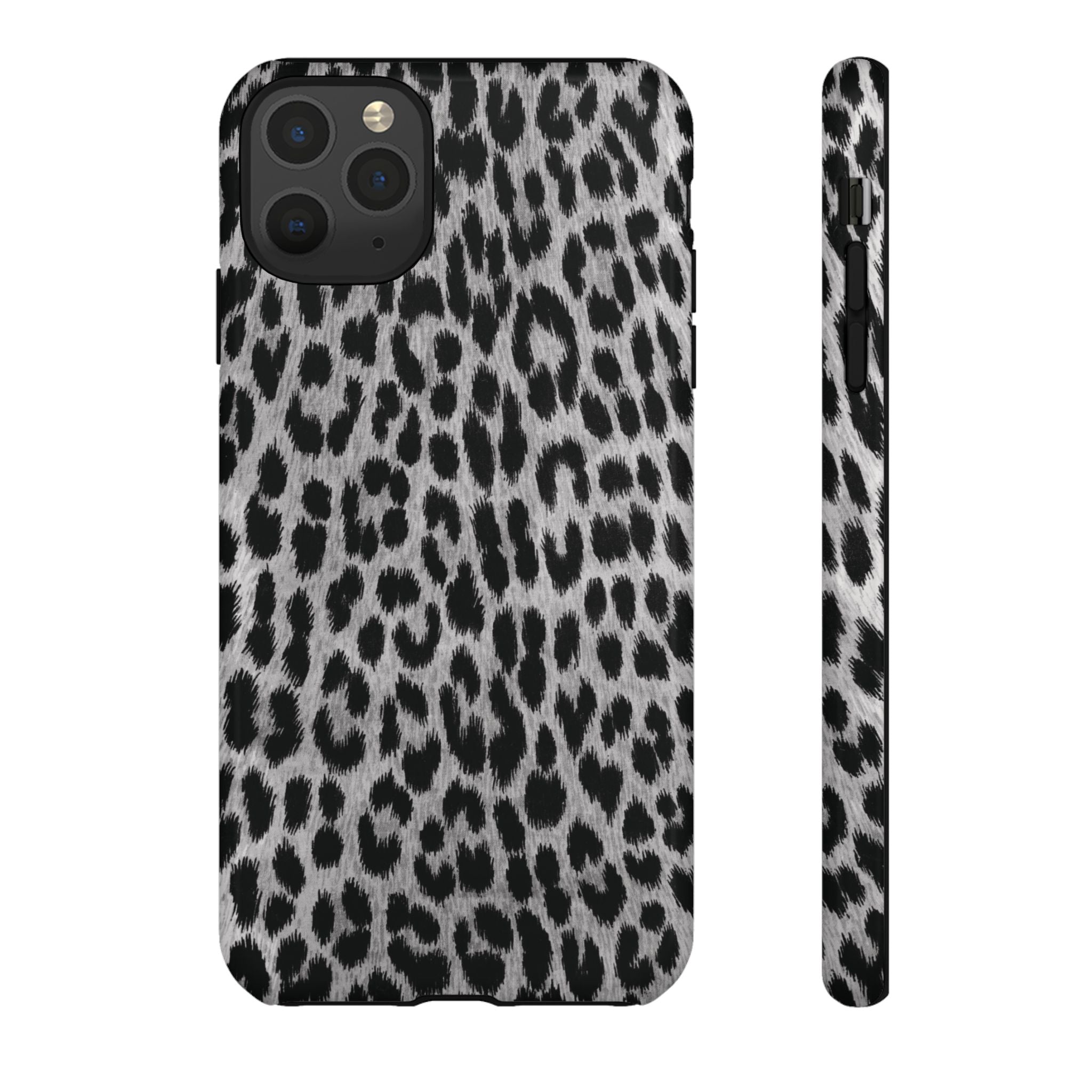 Funda para iPhone con estampado de leopardo gris | Trendsetter
