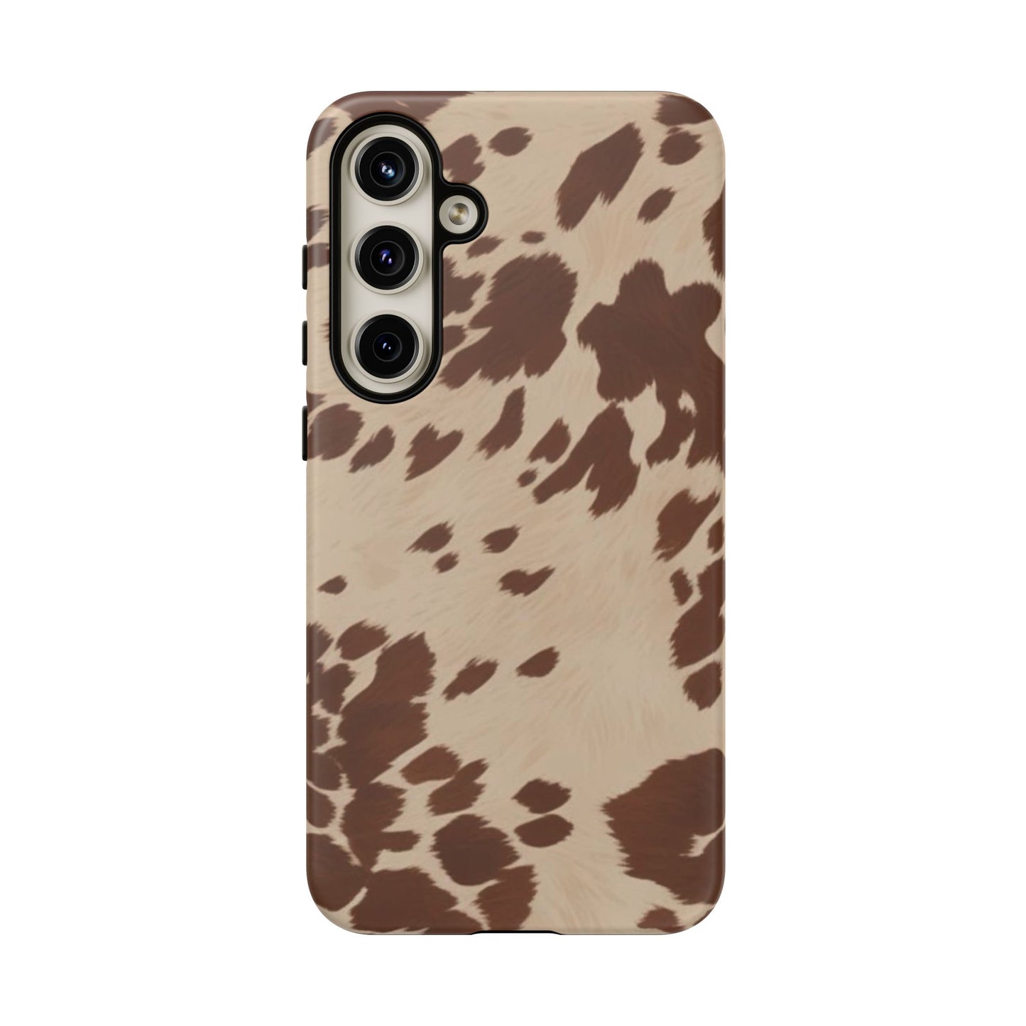 Rodeo Girl | Brown Cow Print Case