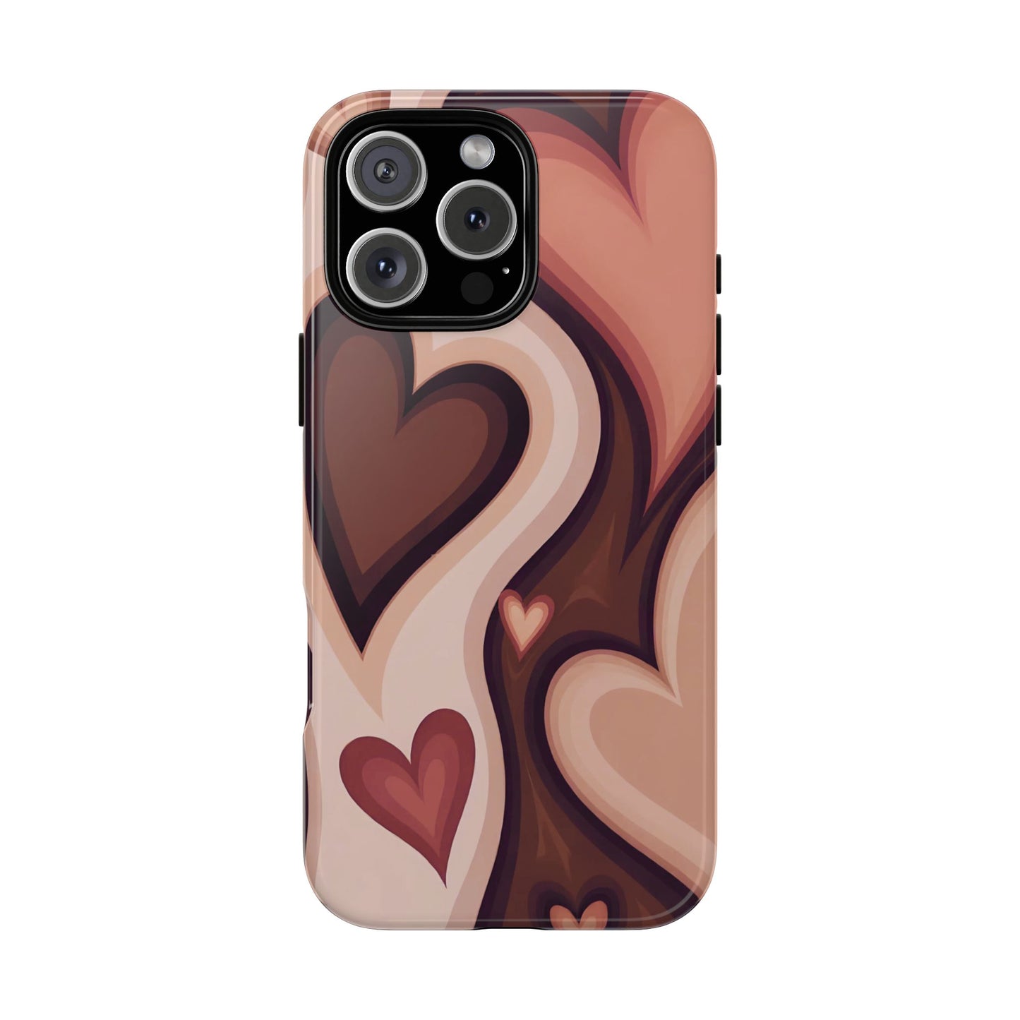 Groove Is in the Heart | Retro Hearts iPhone Case