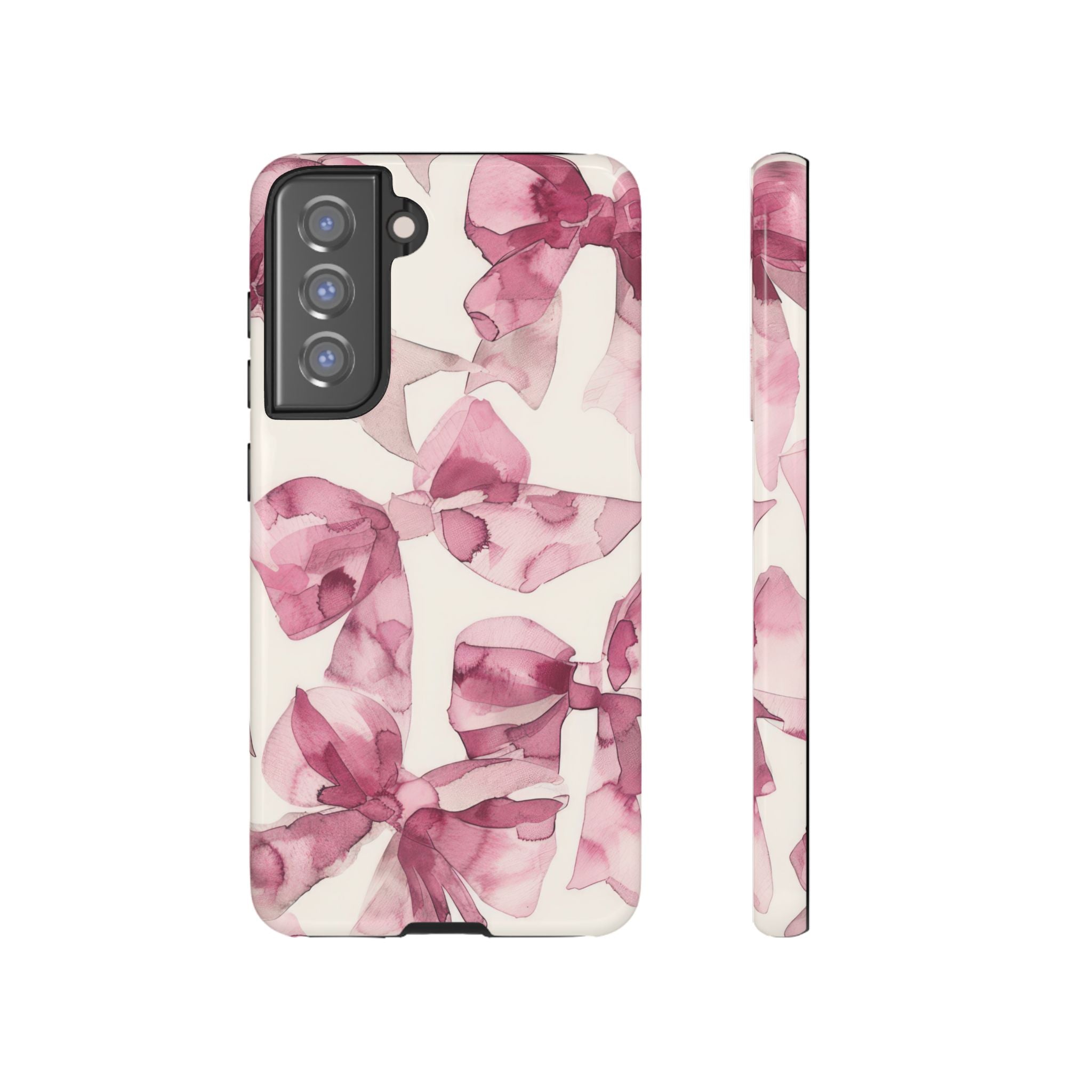 Whimsy Pink Bow Galaxy Case