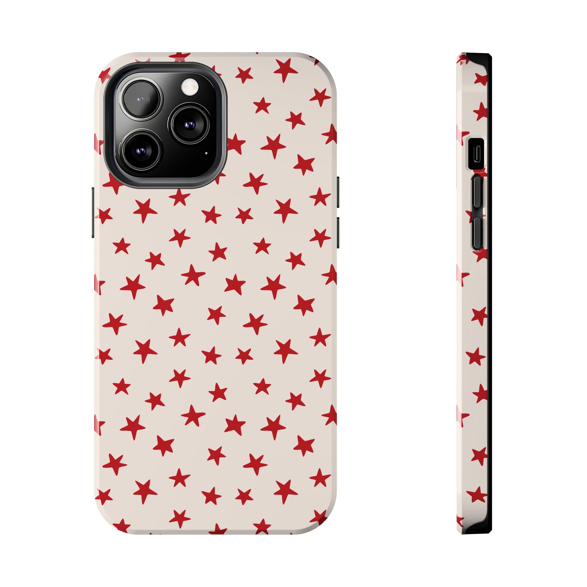 Starstruck Red Stars iPhone Case