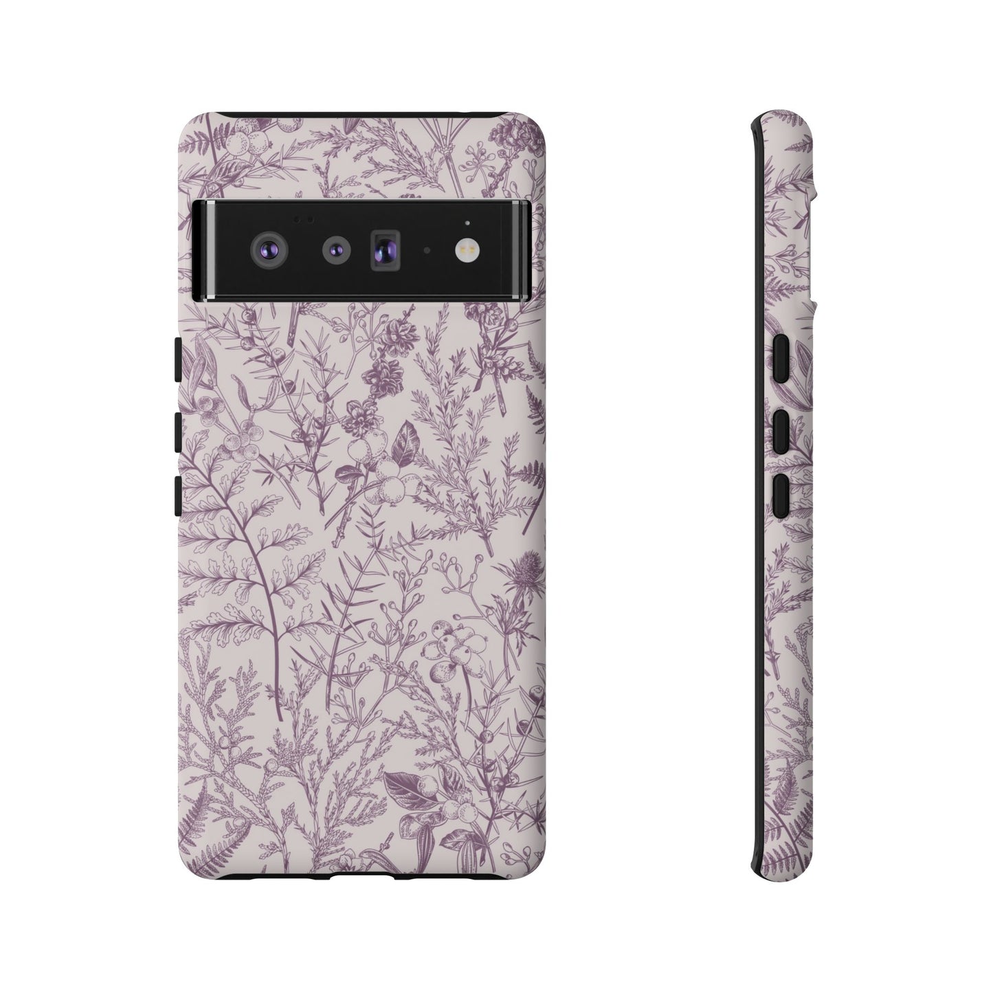 Plum Botanical Garden | Purple Floral Case