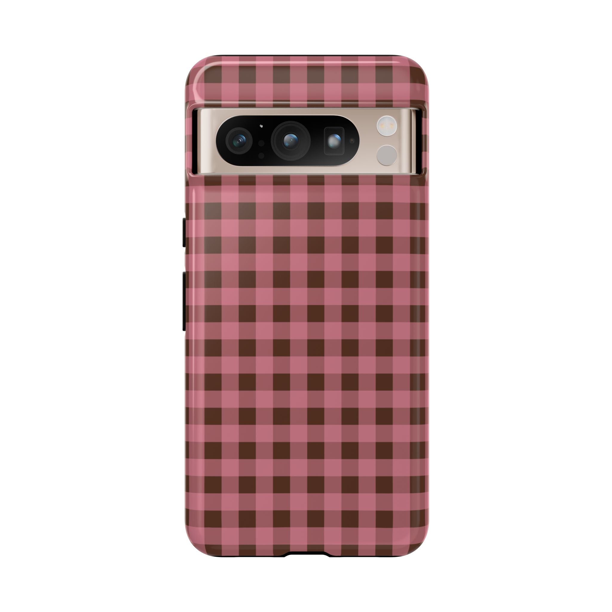 Rosy Gingham Phone Case
