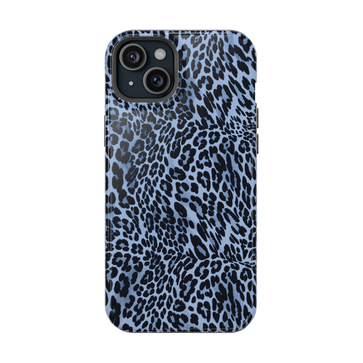 Into the Blue | Blue Leopard Print iPhone Case